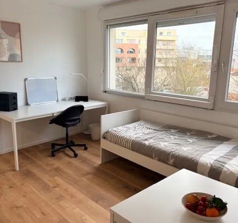 Studio meublé 29,5 m² - Proche IAE Lille Moulin - Résidence sécurisée 