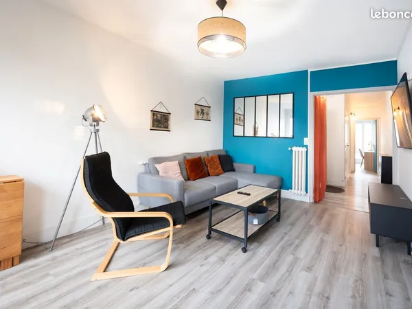 Chambre en colocation meublée de HAUT STANDING, tout compris avec Netflix et Ménage - Rouen Centre 
