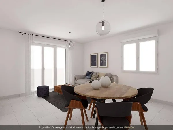Appartement 3 pièces 62 m² 