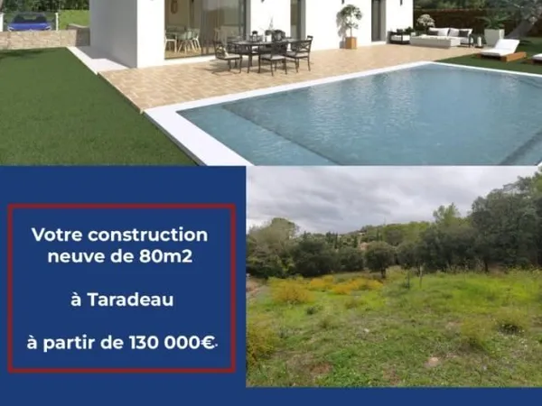 Terrain 1 244 m² Taradeau 