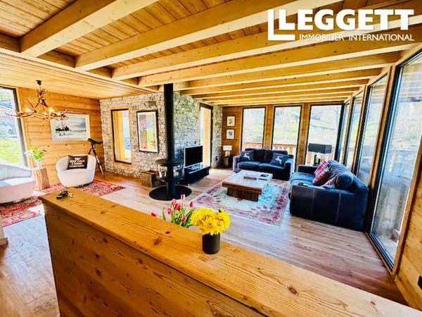 Chalet de luxe de 5 chambres à vendre à Saint-Gervais-les-Bains, vue imprenable sur le Mont Blanc, 