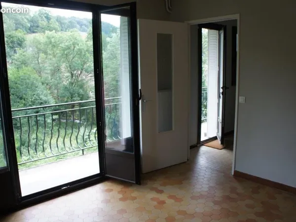 Appartement grand 2 pièces à Egliseneuve d'Entraigues 