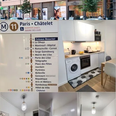 Studio meublé métro L11 