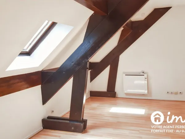 Appartement 1 pièce de 34 m²au sol - dernier étage 