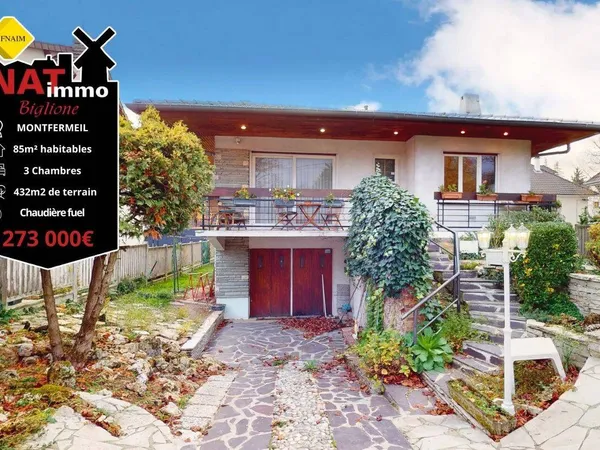 Maison de plain-pied 4 pièces 85 m² 