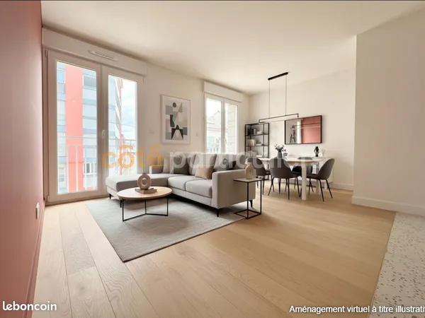 Appartement 3 pièces 52 m² 