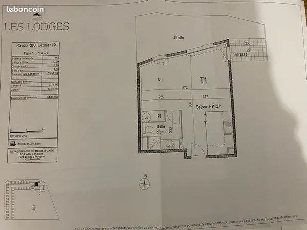 T1 Résidence les LODGES - Libre décembre 