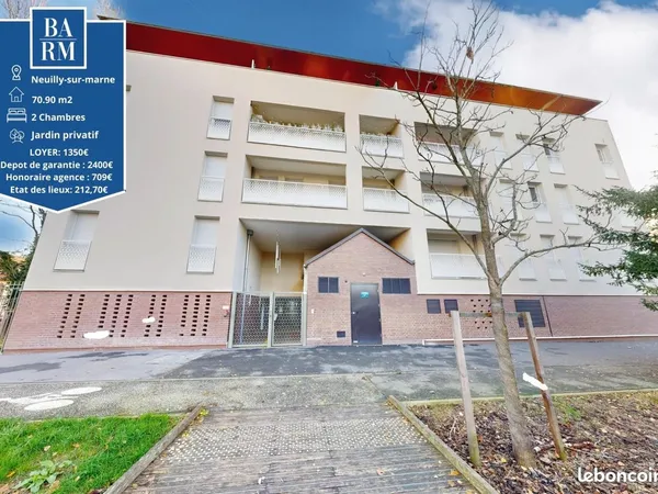 Appartement 3 pièces 71 m² 