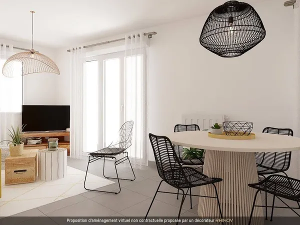 Appartement 3 pièces 59 m² 