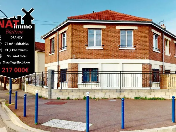 Appartement 3 pièces 74 m² 