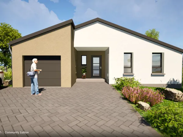 Terrain + maison 81 m² 