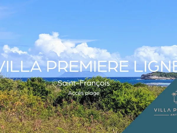 VILLA PREMIERE LIGNE 3 CHAMBRES AVEC PISCINE, ACCES PLAGE ET VUE 