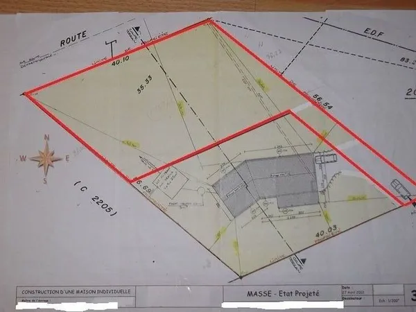TERRAIN CONSTRUCTIBLE 1136m2 