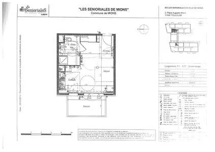 Appartement 1 pièce 30 m² 