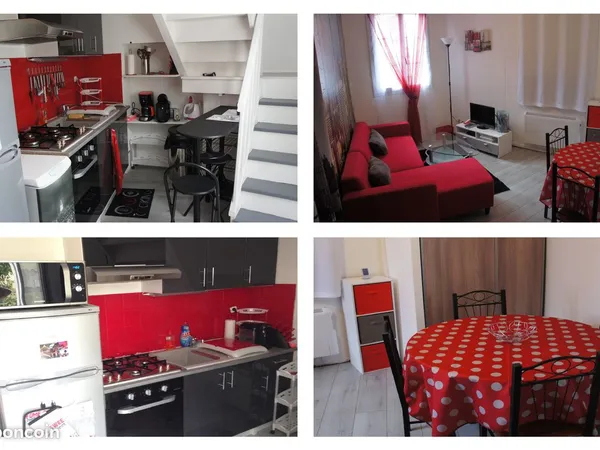 Appartement F3 Triplex de 50 m2, entièrement meublée et équipée 