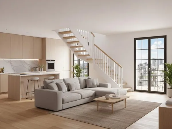 MAGNIFIQUE 4 PIECES LUMINEUX EN DUPLEX AVEC TERRASSE 