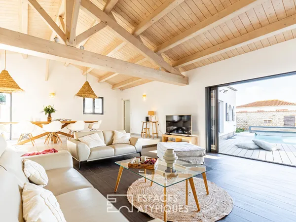 Villa contemporaine aux volumes XXL, véritable antre familial 