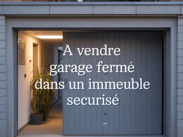 À VENDRE – Garage box fermé à Roquebrune-Cap-Martin