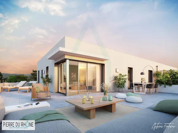 Vends Francheville / Alaï (69340) Attique T4 Terrasse 100 m2 