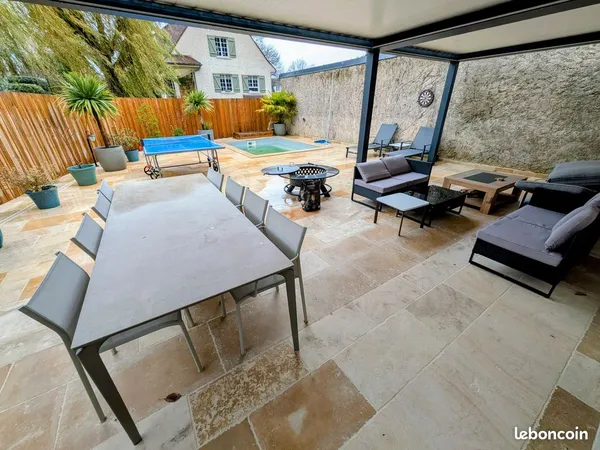🏡 Colocation Premium 190m² - 550/610/650/790eu - Piscine, Sport, Cinéma & Jeux - Mareil-Marly 
