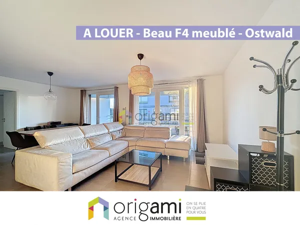 Beau F4 meublé Ostwald Bohrie 