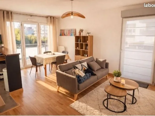 Appartement 3 pièces meublé