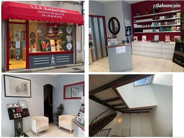 Institut de beauté équipé - Centre Montendre - 96 m² 