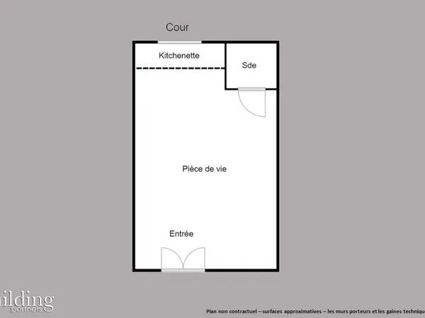 Appartement 1 pièce 10 m² 