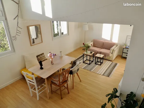 Appartement meublé T4 en duplex 