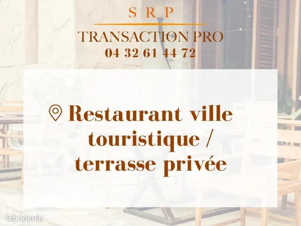 Fonds de commerce restaurant L Isle Sur La Sorgue 