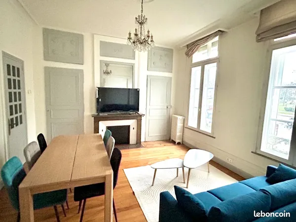 T4 centre-ville chauffage & WiFi / TV inclus colocation possible 