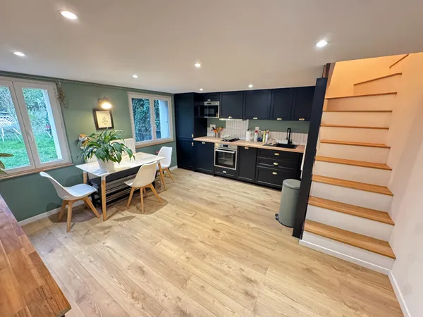 Alfortville Nord - Spacieux 2 pièces duplex meublé avec jardin 