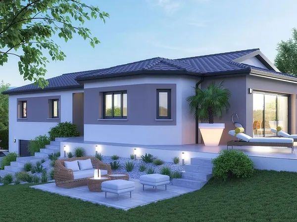 Terrain + maison 110 m² 