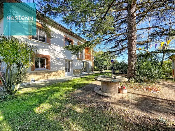Maison rénovée T6 à vendre,165m², jardin, Villefranche de Lauragais 