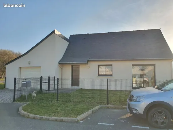 Maison 120 m² meublée - 3 chambres - Terrain 870 m² clos 
