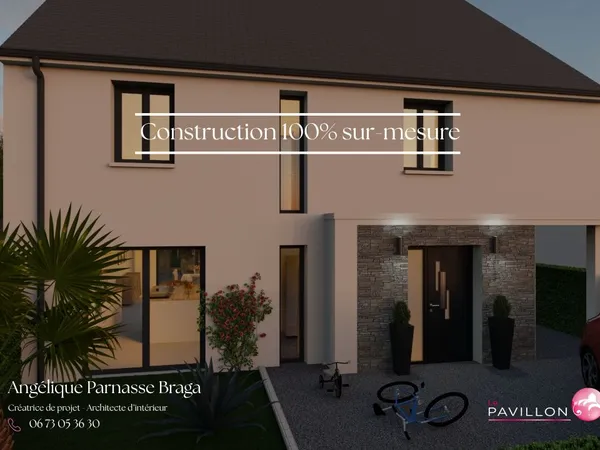 Terrain + maison 130 m² 