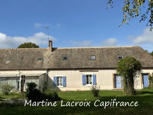 Dpt SARTHE (72), BONNÉTABLE - PROPRIÉTÉ P8 de 200 m² - Terrain de 1,60 Ha 
