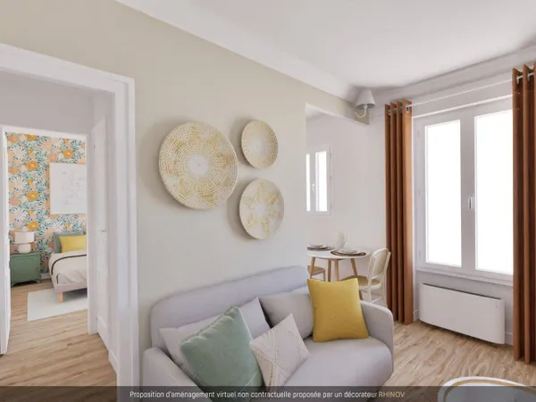 Appartement 1 pièce 29 m² 