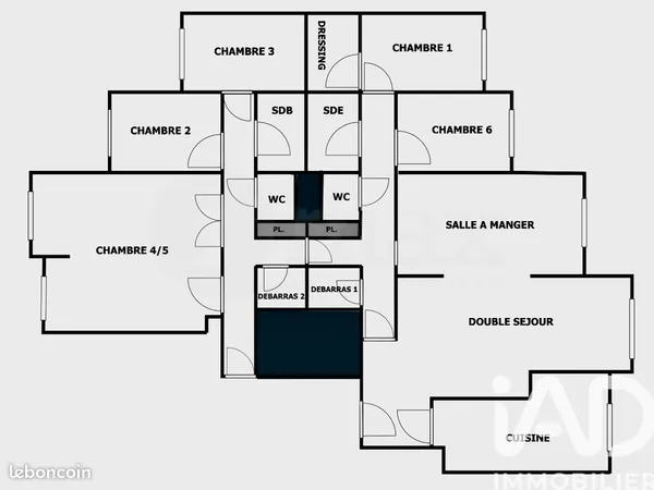 Appartement 7 pièces 158 m² 