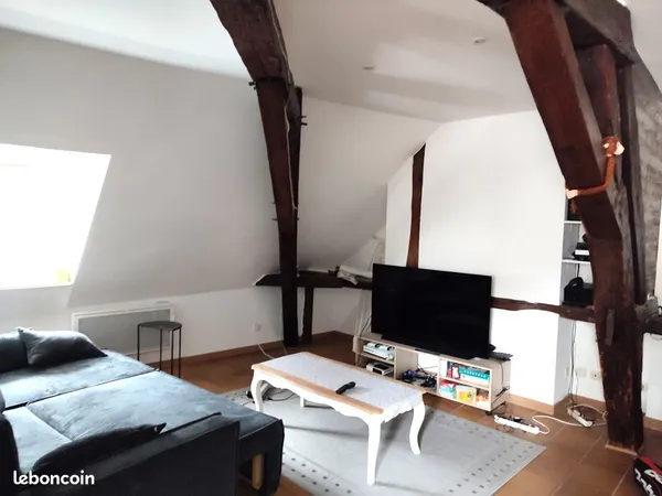 Location Grand Duplex T3 meublé Hyper centre Auxerre - DISPO DECEMBRE 