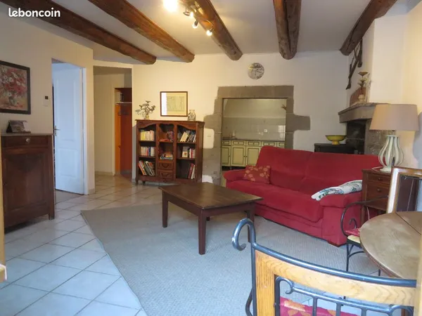 Maison de bourg ancienne ferme rénovée 