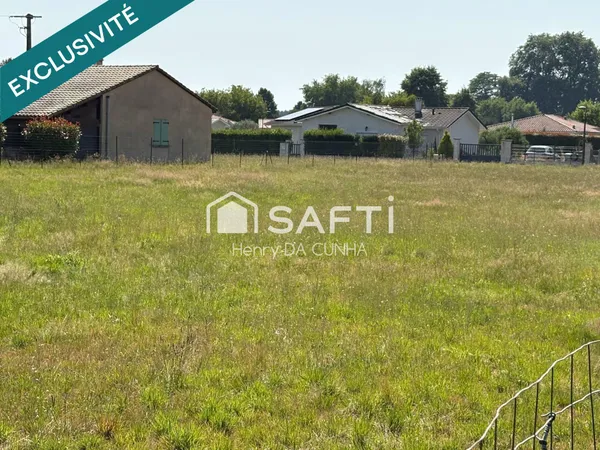 En exclusivité 777 m² de terrain à bâtir LIPOSTHEY 