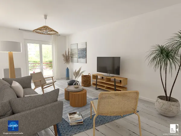 Appartement 2 pièces 49 m² 