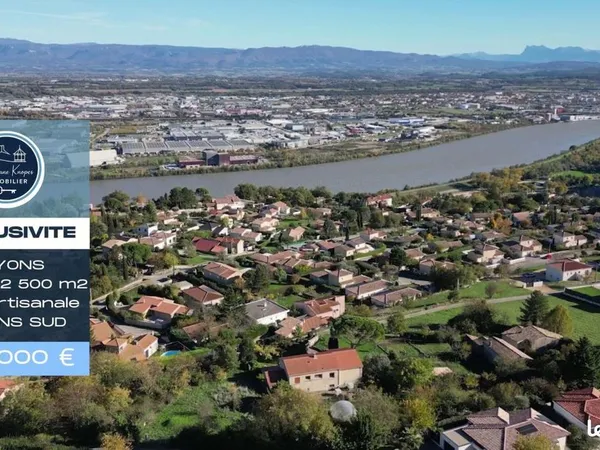 Terrain 2 500 m² Soyons 
