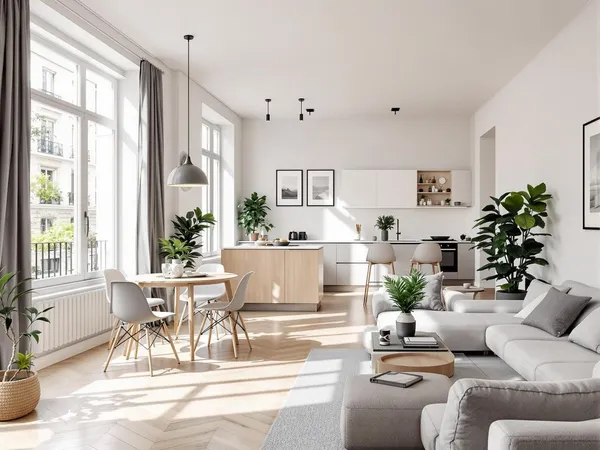 Appartement 3 pièces 58 m² 