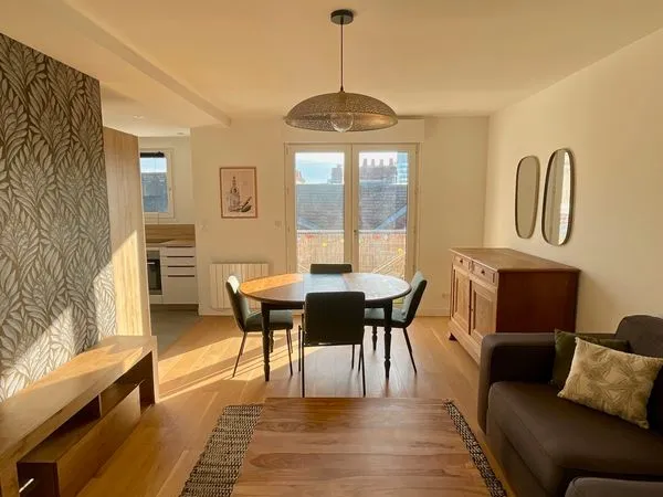 A louer - T2 meublé de 47m² avec balcon et parking sécurisé - Nantes 