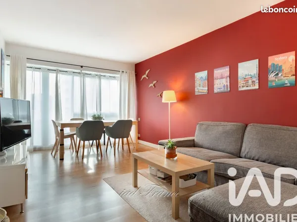 Appartement 3 pièces 57 m² 