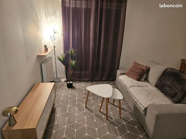 Cergy-le-Haut - T2 meublé 45 m² avec balcon + parking 