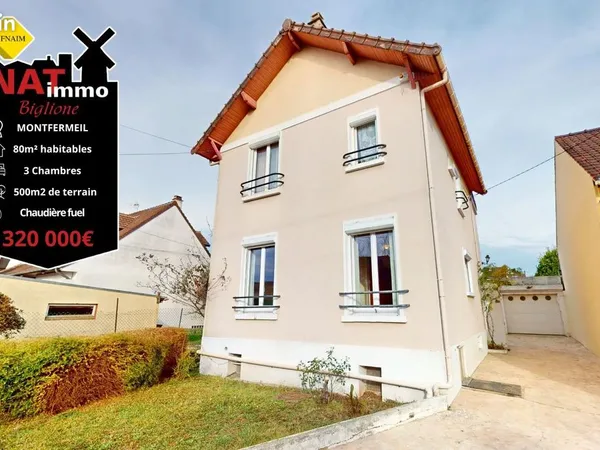 Maison 4 pièces 80 m² 