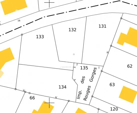 Terrain 630 m² 